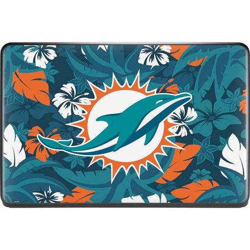 NFL Miami Dolphins Tropical Print Google Pixelbook Go Skin